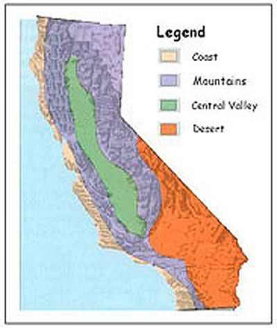 10 Best 4th Grade California Relief Map Images On 