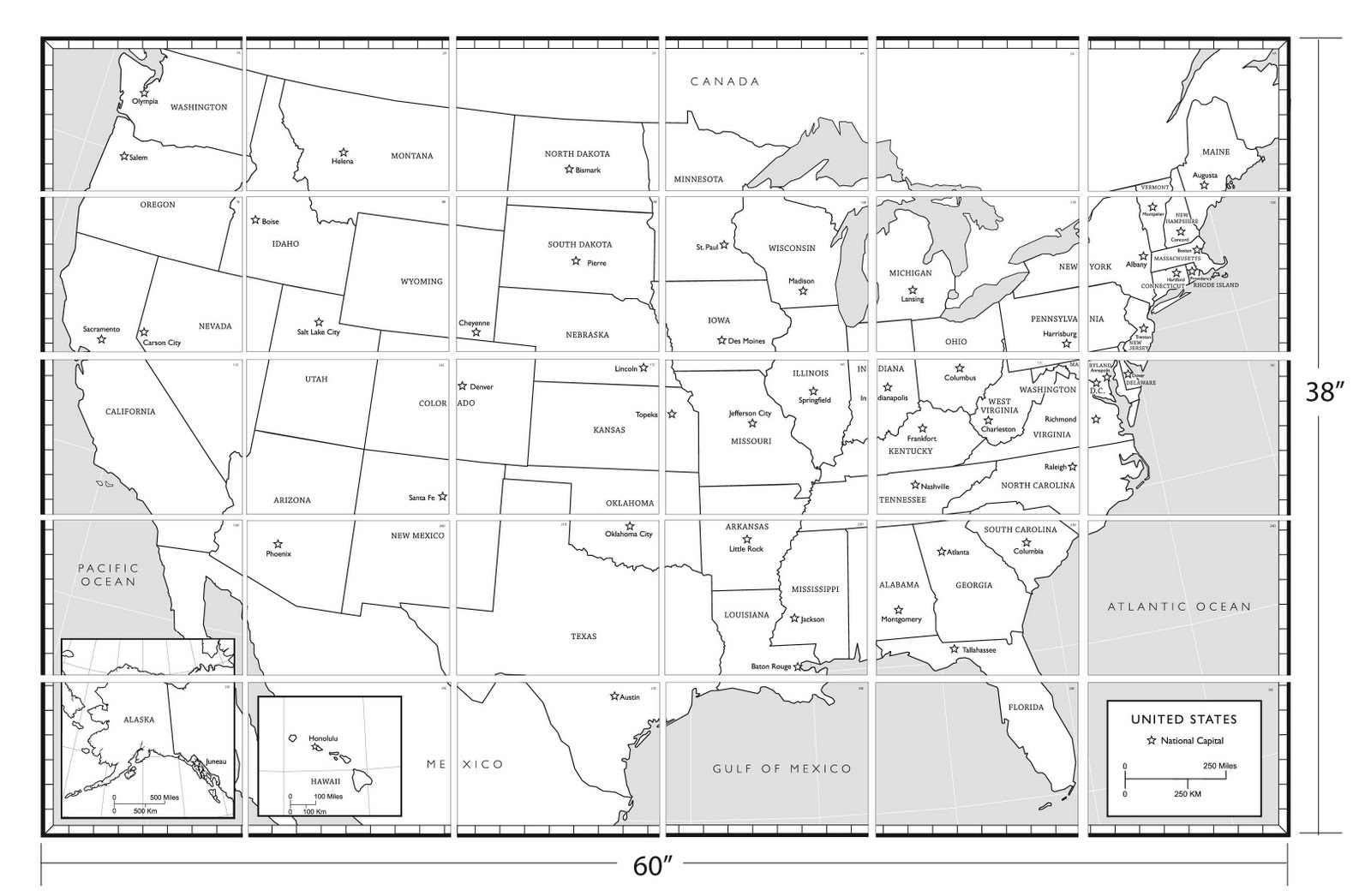 11 Best Images Of States And Capitals Quiz Worksheet 