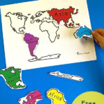 7 Continents Of The World FREE Printable Matching Activity