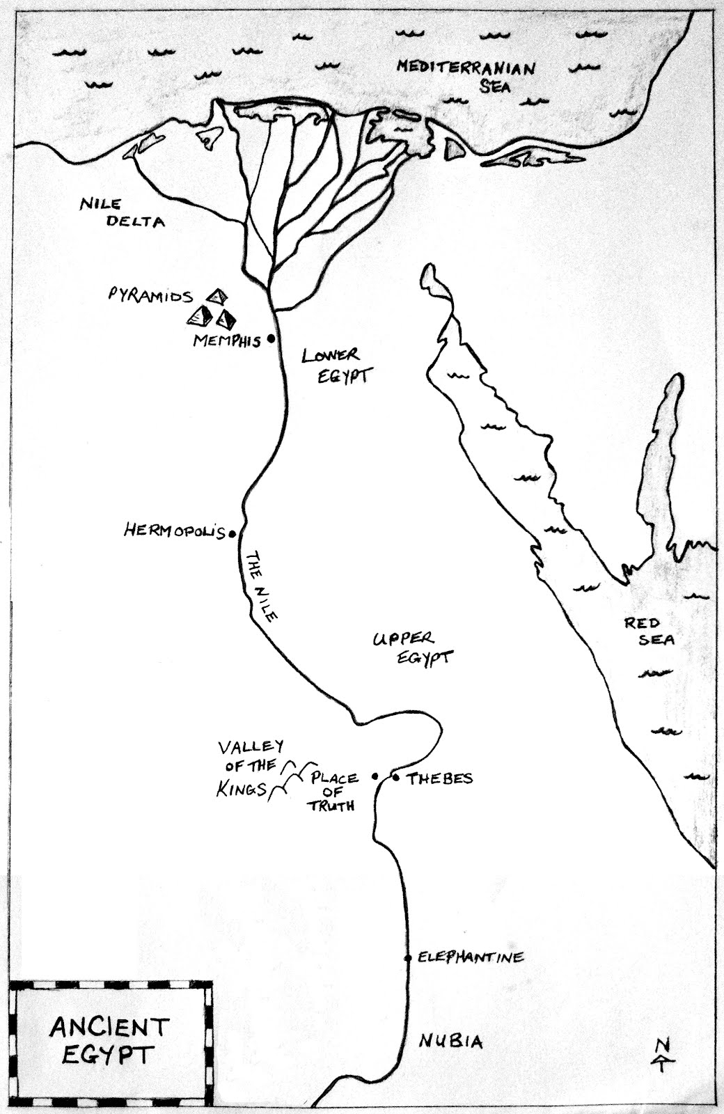 Ancient Egypt Map EgyptAbout