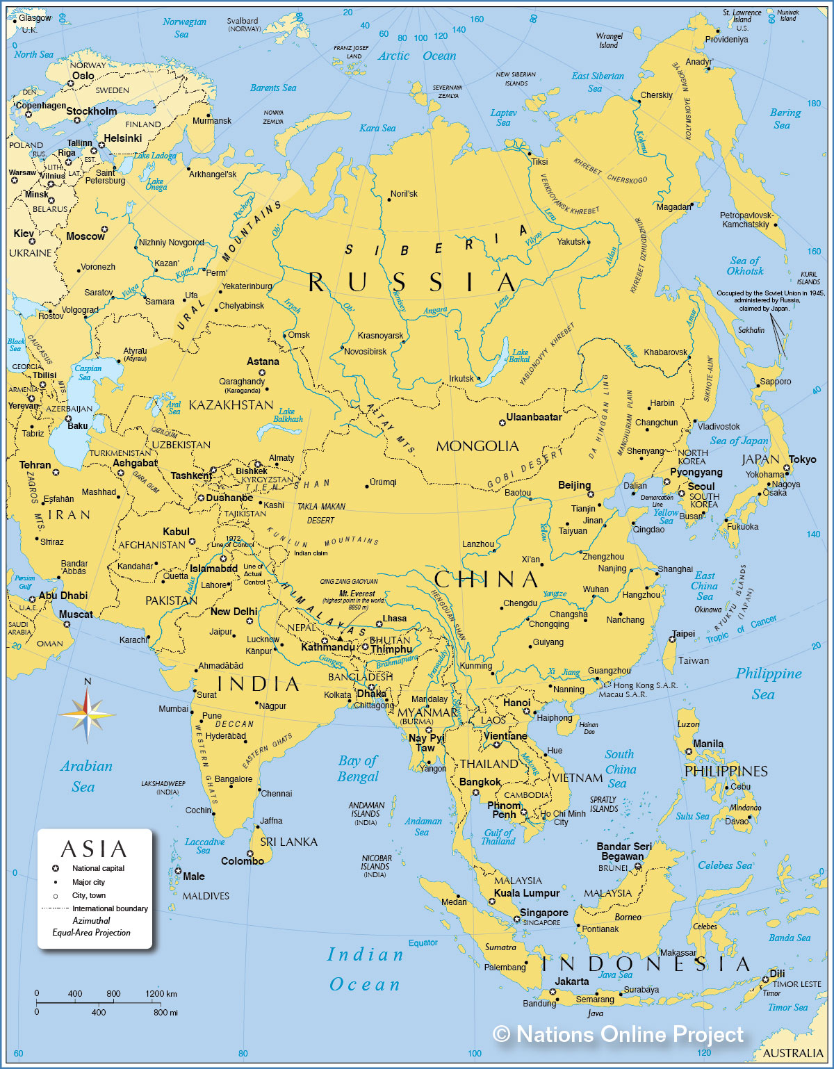 Asia Maps Asia Maps