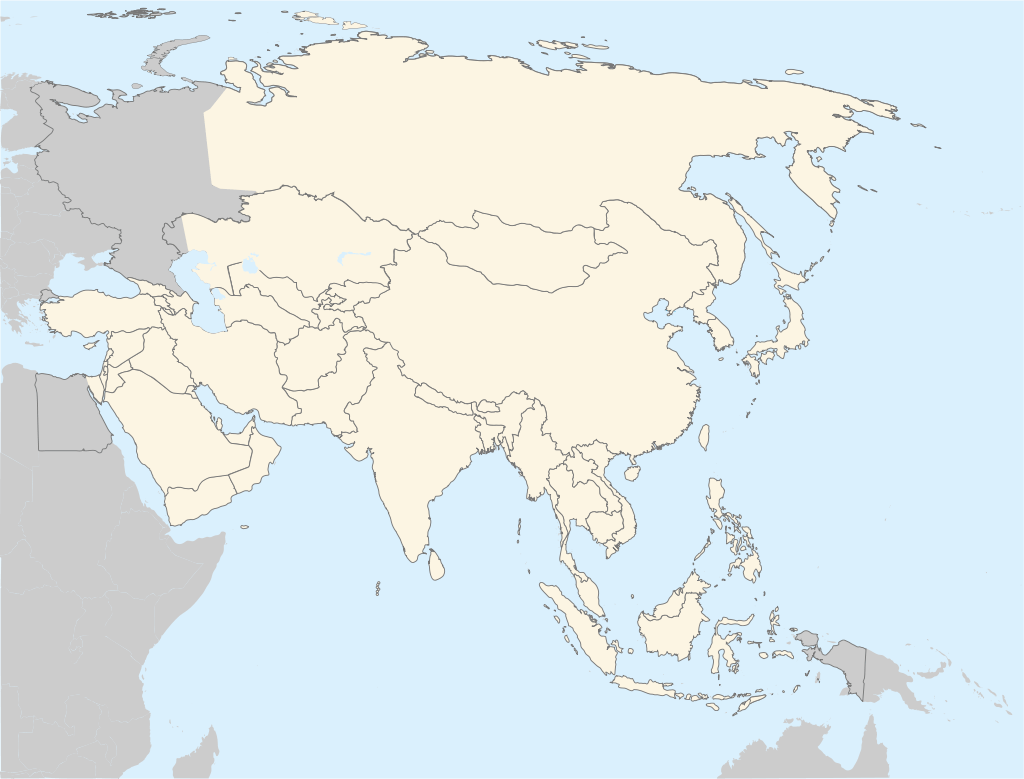 Blank Map Of Asia Printable Science Trends Blank Map Of Asia Printable Science Trends