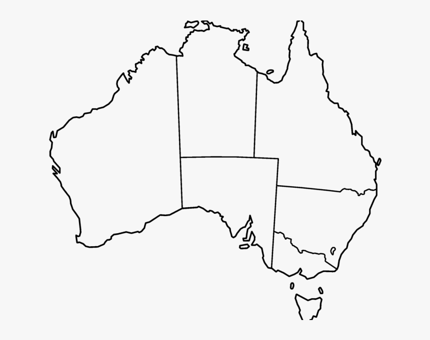 Blank Map Of Australia Printable Printable Blank Map 