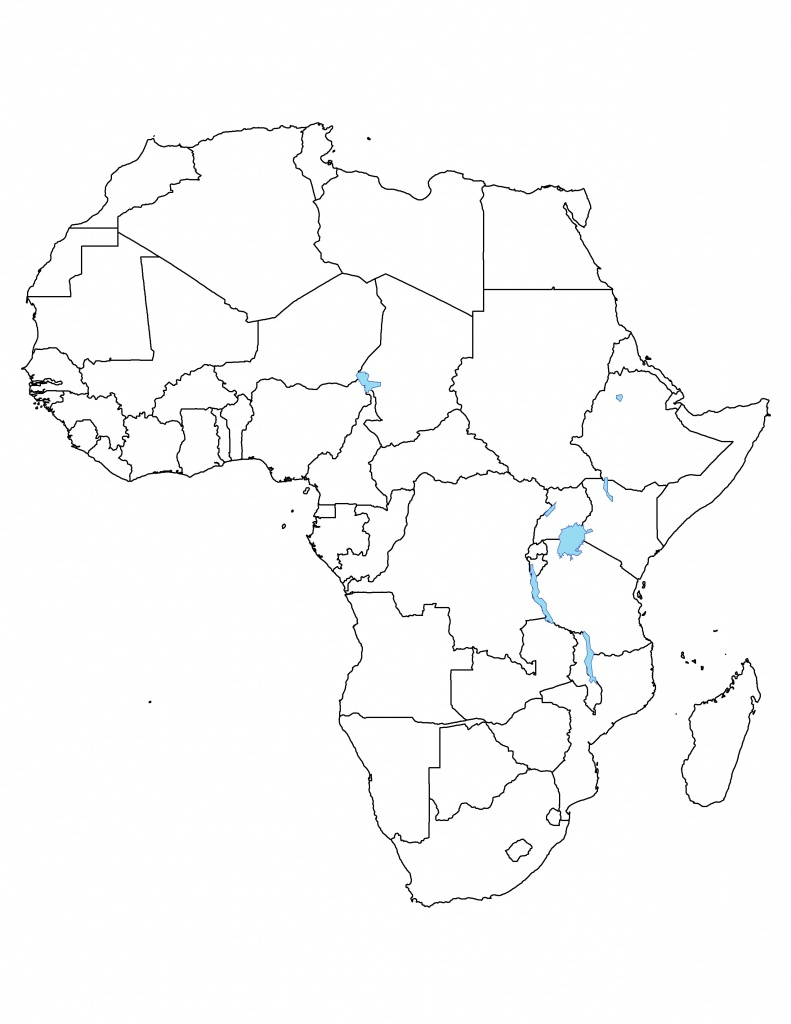 Blank Political Map Of Africa Printable Printable Maps