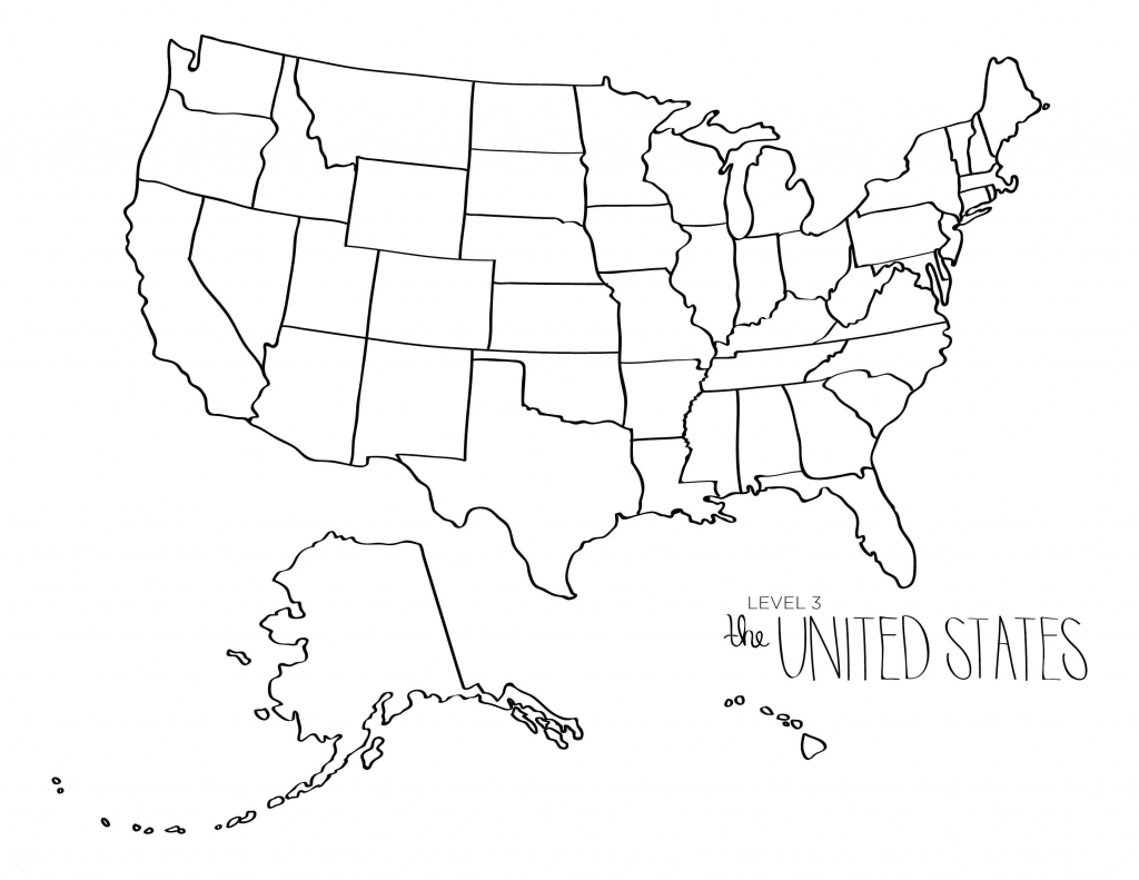 Blank Us Map Dr Odd Geography Map Outline State 