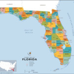 Buy Florida County Map