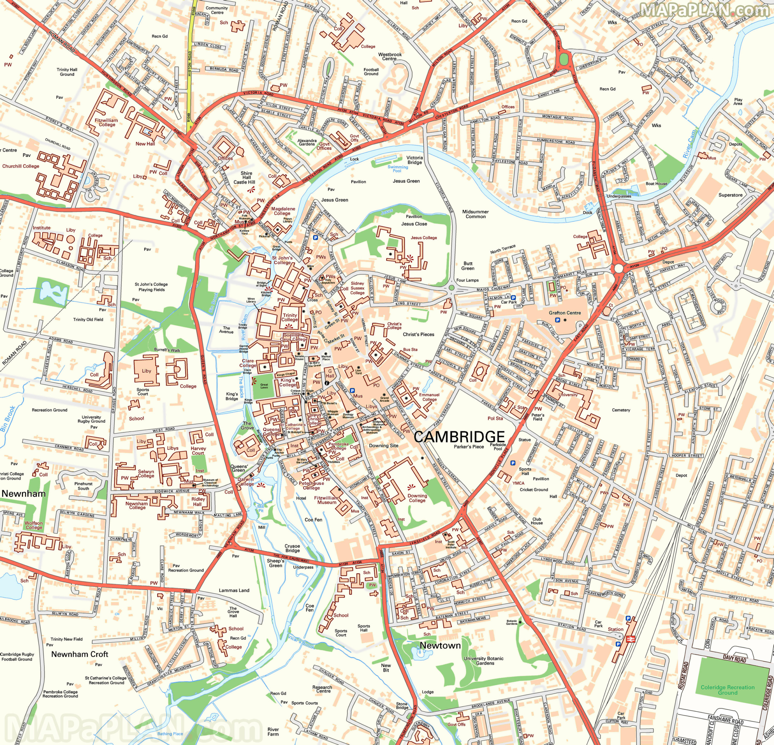 Cambridge Map World Map Weltkarte Peta Dunia Mapa Del 