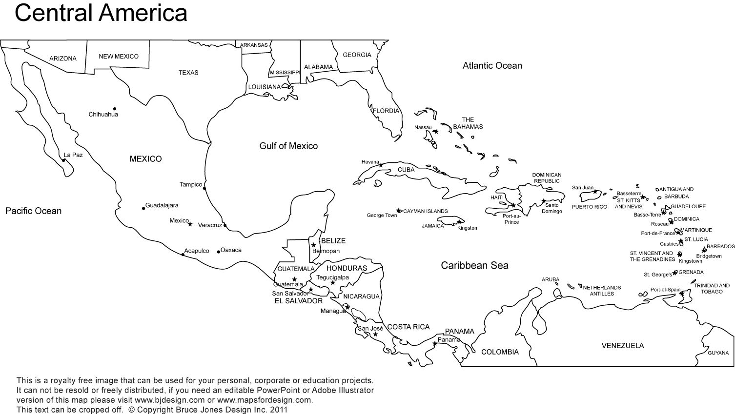 Central America America Central Y El Caribe