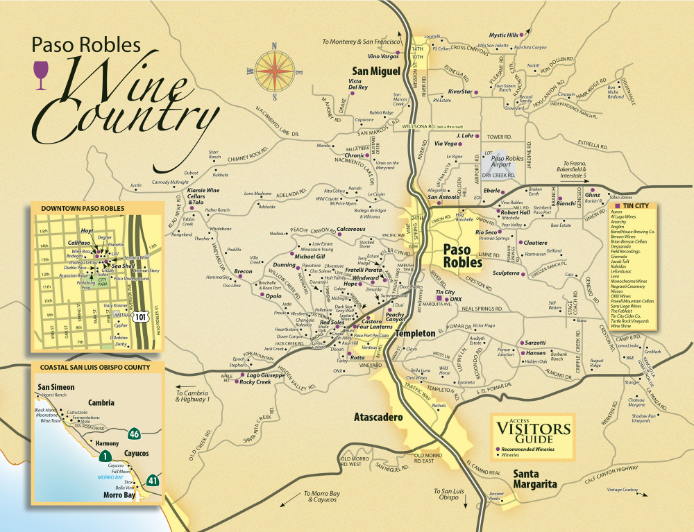 Chili Cook off By Deborah Duke Paso Robles Winery Map 