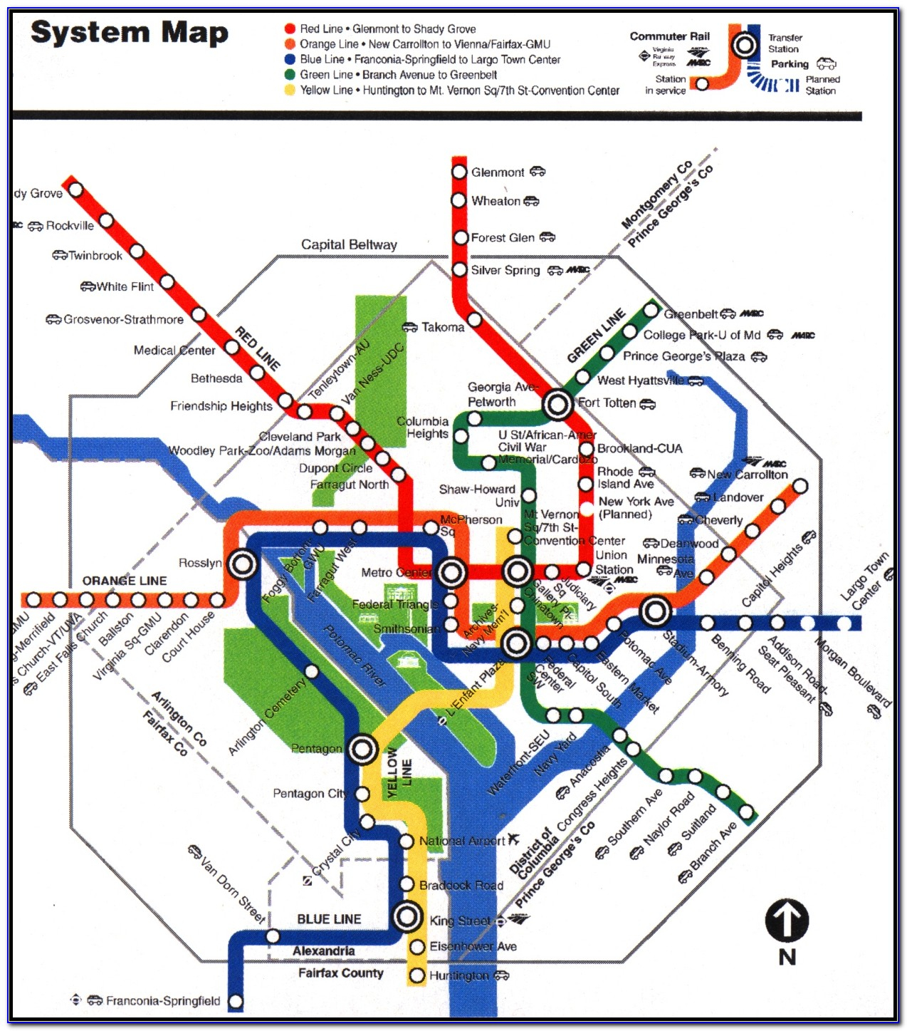 Dc Metro Map Pdf 2019