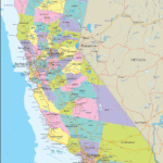 Detailed Political Map Of California Ezilon Maps