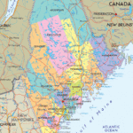 Detailed Political Map Of Maine Ezilon Maps