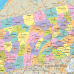 Detailed Political Map Of Pennsylvania Ezilon Maps