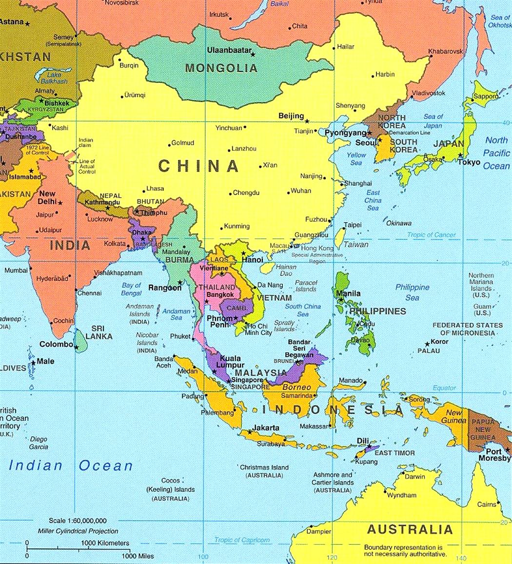 Download Free Printable Southeast Asia Map World Map 