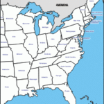 East Coast Of The United States Free Map Free Blank Map