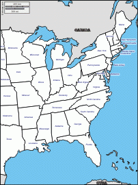 East Coast Of The United States Free Map Free Blank Map East Coast Of The United States Free Map Free Blank Map