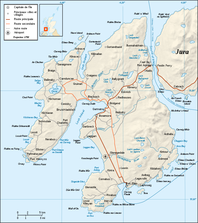 File Islay Map Fr Svg Wikimedia Commons File Islay Map fr svg Wikimedia Commons