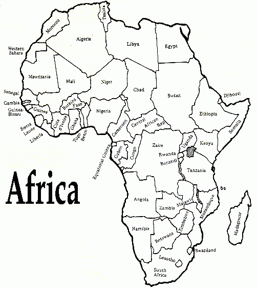 Free Printable Maps Printable Africa Map Print For Free