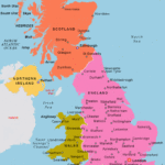Free United Kingdom Political Map Political Map Of