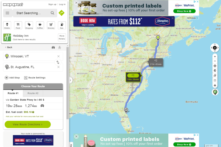 How To Use MapQuest To Print Driving Directions