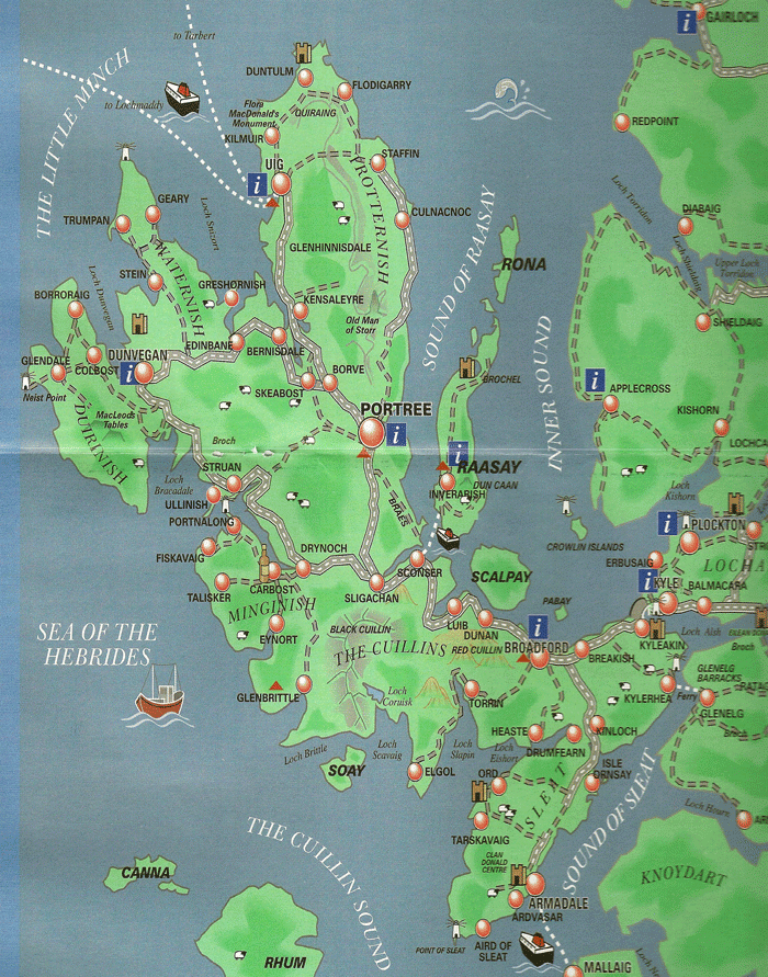 Isle Of Skye Map