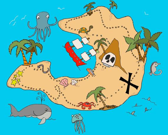 Items Similar To Printable Treasure Map Kids Pirate Child Items Similar To Printable Treasure Map Kids Pirate Child