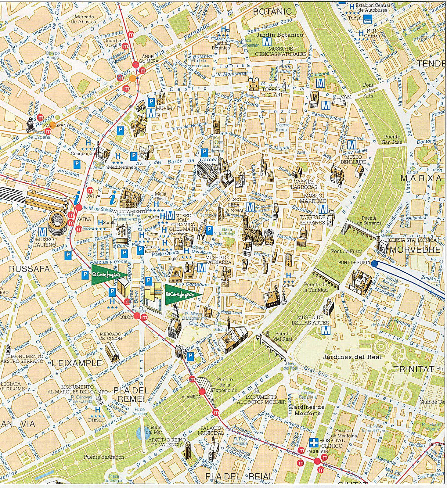 Large Valencia Maps For Free Download And Print High Large Valencia Maps For Free Download And Print High