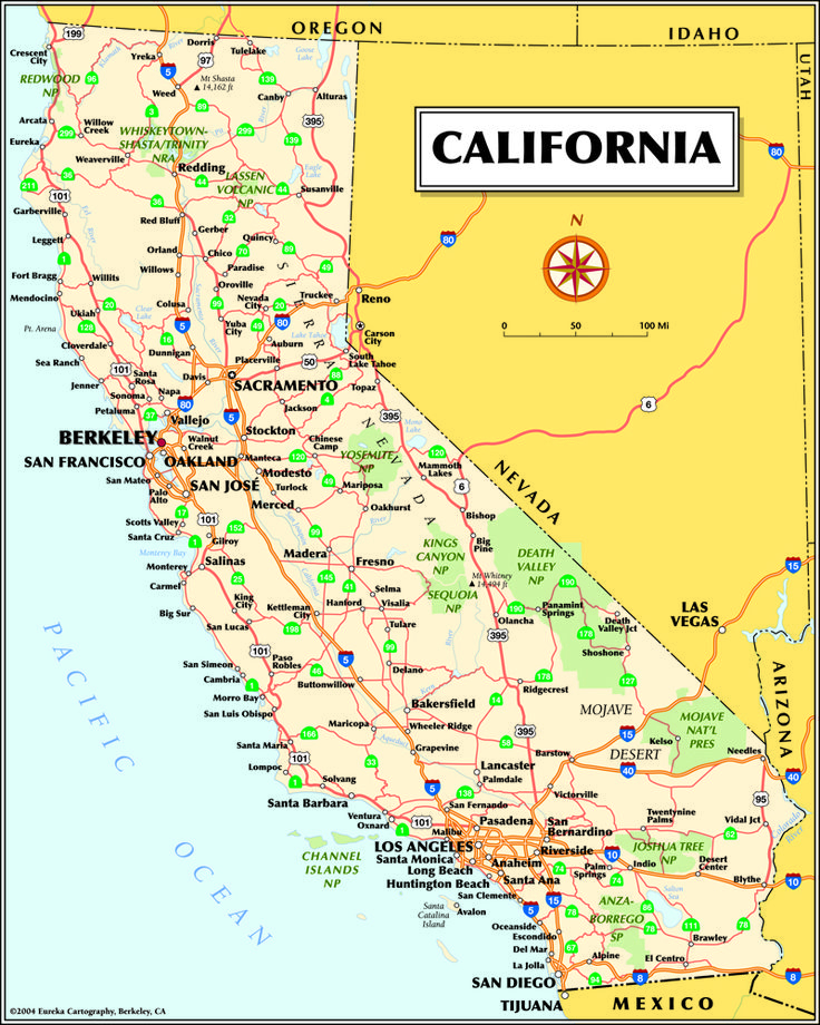 MAP OF CALIFORNIA Where Is My Pix California Map 