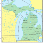 Map Of Counties In Michigan