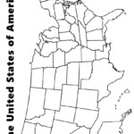 Map Of The USA Coloring Page Exploring History Us
