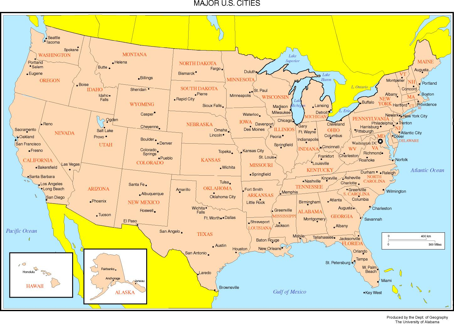 Maps Of The United States Maps Of The United States