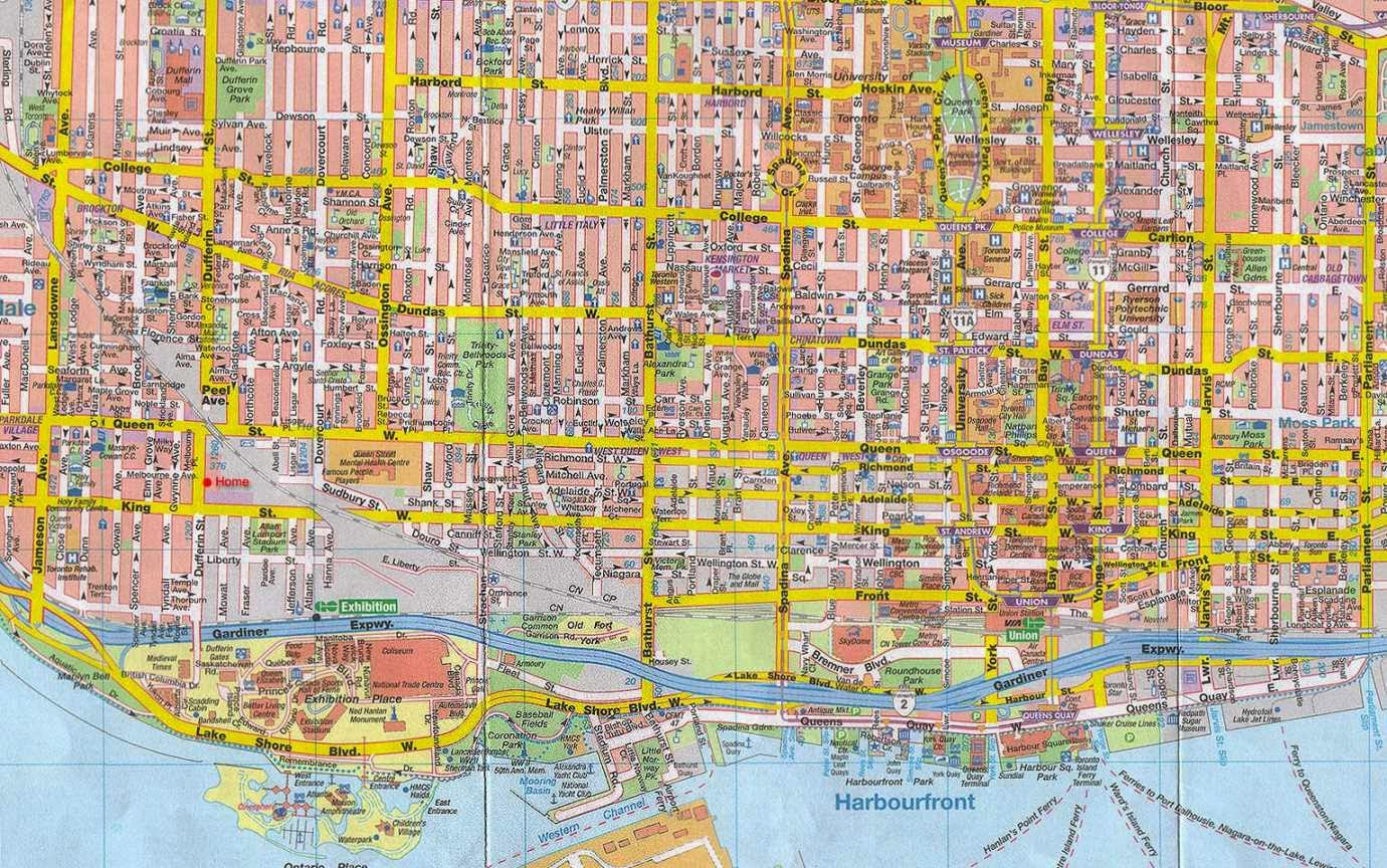 Maps Of Toronto Ontario Canada Free Printable Maps Maps Of Toronto Ontario Canada Free Printable Maps