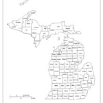 Michigan Labeled Map
