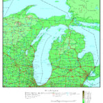 Michigan Printable Map Printable Upper Peninsula Map