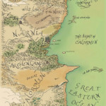 Narnia And The Surrounding Countries Map Of Narnia