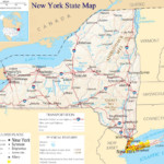New York State Map A Large Detailed Map Of New York