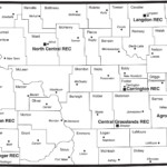 North Dakota Map With RECs ND Agricultural Experiment
