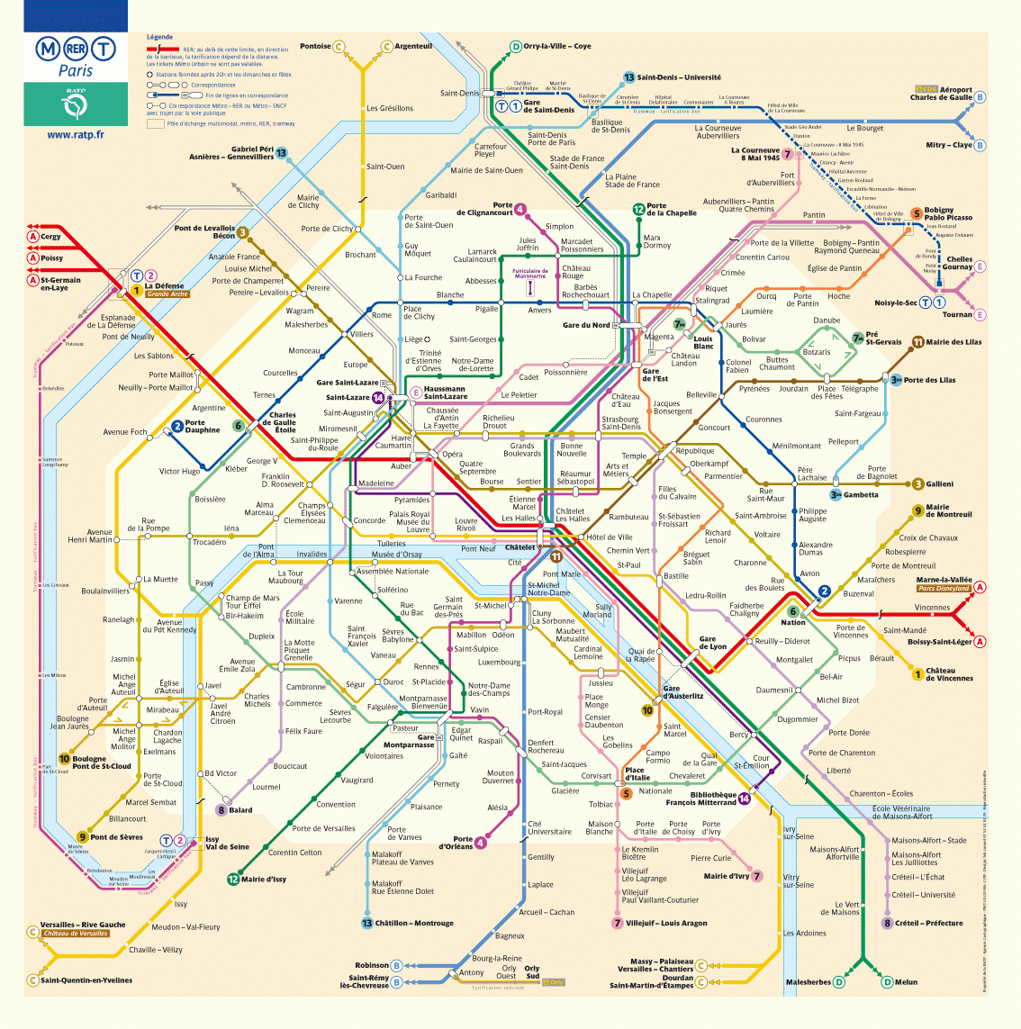 Paris Metro Map Map Of Paris Metro Printable Printable 