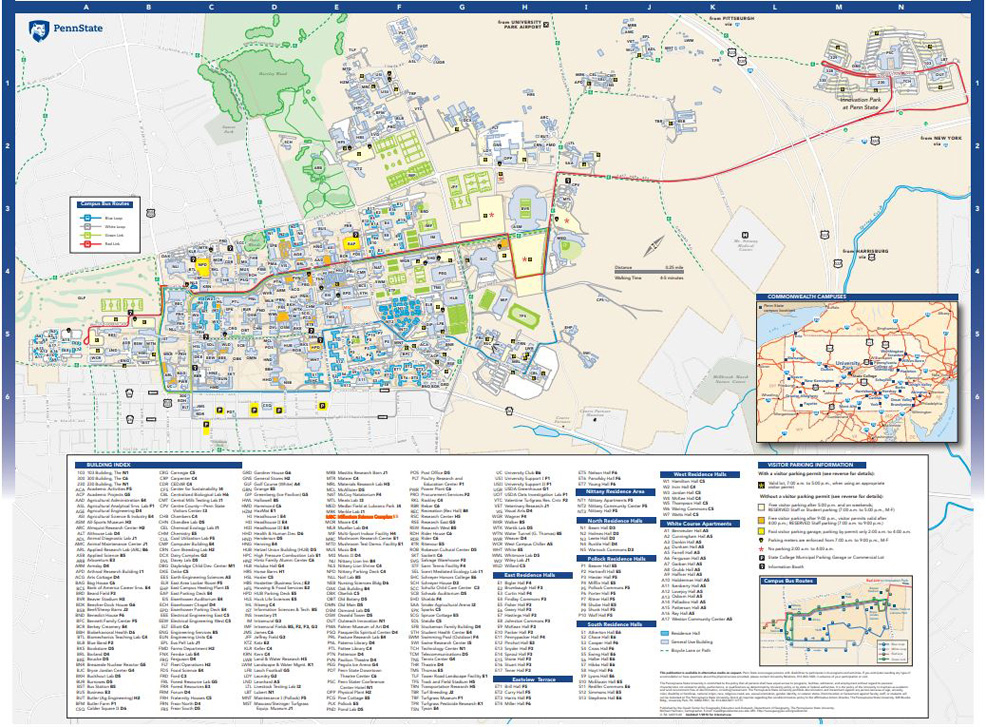 Penn State University Park Campus Maps Download The Maps 