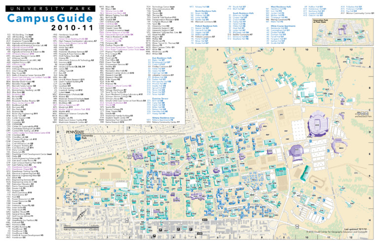 Penn State University Park Campus Maps Download The Maps