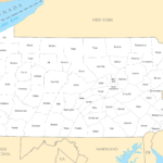 Pennsylvania County Map Mapsof
