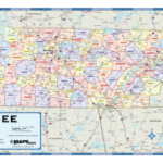Printable Map Of Tennessee Counties And Cities Printable