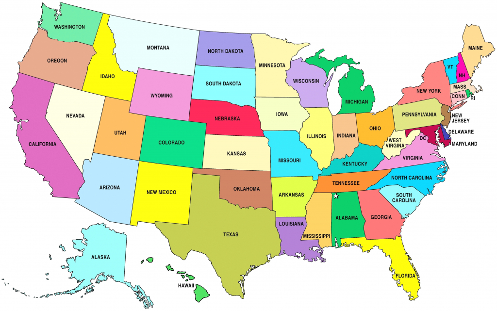 Printable Map Of The United States Color Printable US Maps Printable Map Of The United States Color Printable US Maps