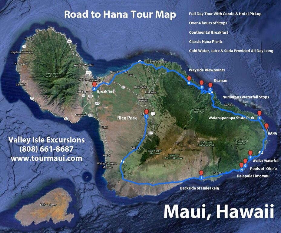 Road To Hana Historic Hana Highway Map Tips Road To Hana Historic Hana Highway Map Tips