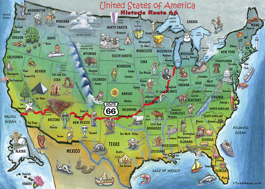 Route 66 Map List Of Love Route 66 Map List Of Love