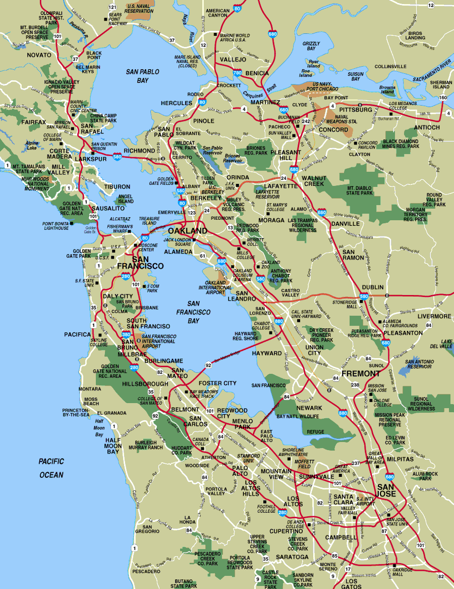 San Francisco Map Free Printable Maps