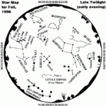 Simple Constellation Map For Kids Star Constellations