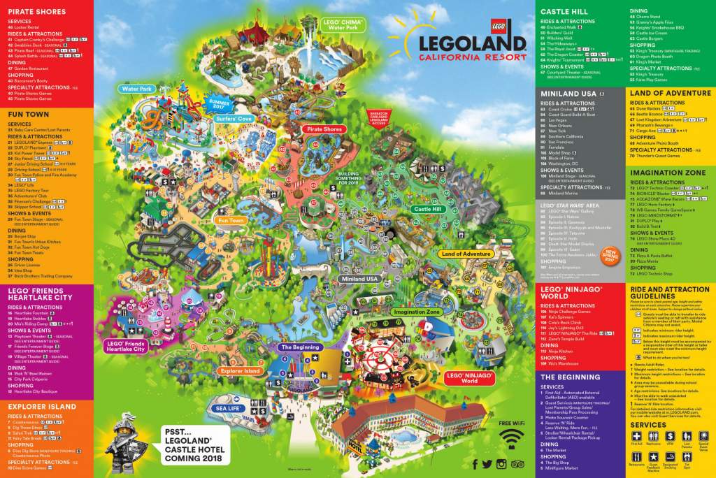 Six Flags Great America Printable Park Map Printable Maps