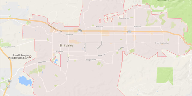 Small Map Of Simi Valley Ca Weinstein Construction Small Map Of Simi Valley Ca Weinstein Construction