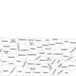 Tennessee County Map With County Names Free Download With